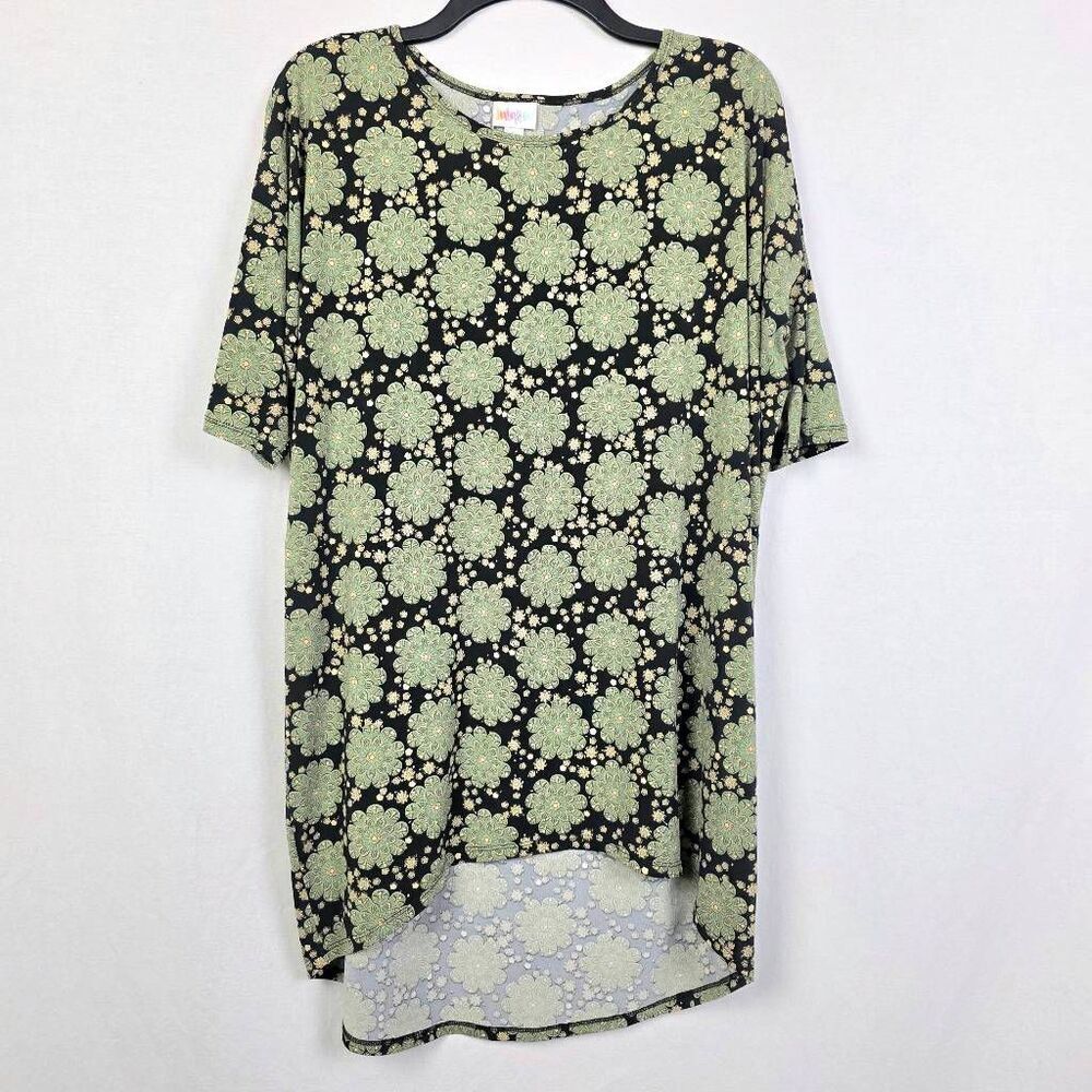 LuLaRoe Floral Hi Low Top Small